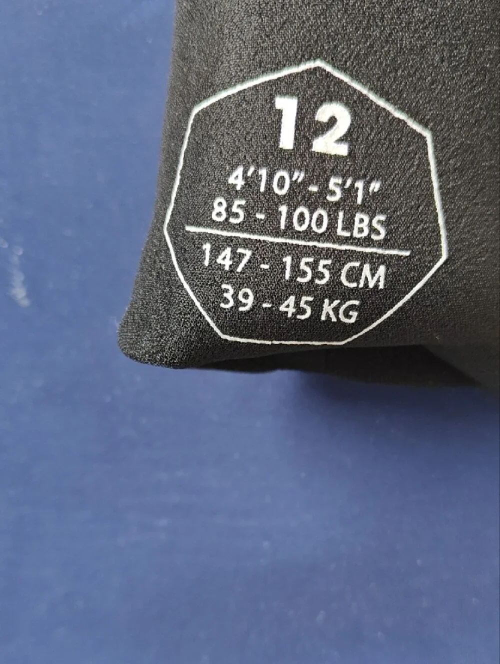 VISSLA Navy Blue Kids 4/3 Full Wetsuit with Patterned Leg